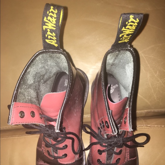 Vintage ombré pink/wine colored Dr. Martens - Picture 3 of 5